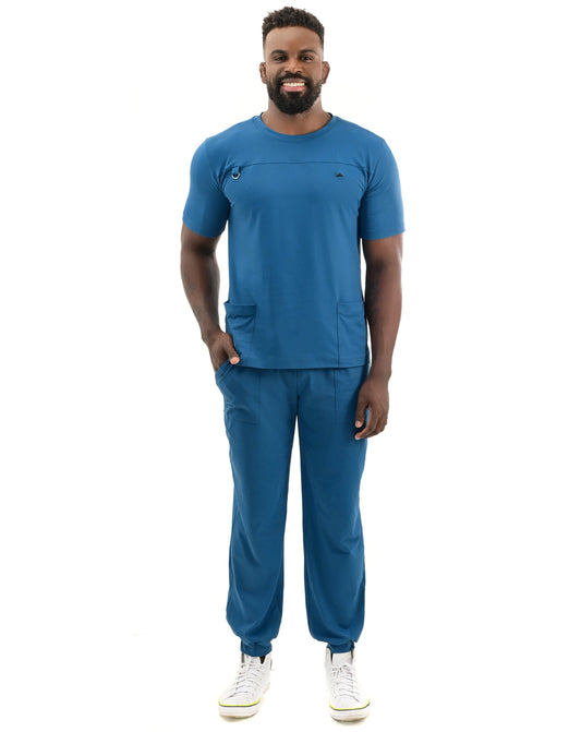 Scrub Masculino Neo Soft Azul Petróleo